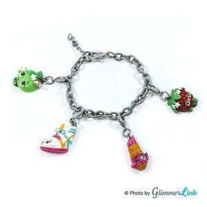 Shopkins Charm Bracelet & 4 Charms